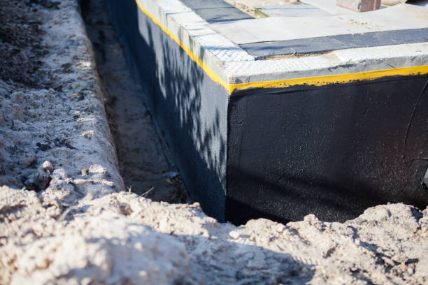 Residential Exterior Waterproofing installation at a Herndon, VA home by SJ Waterproofing Pros
